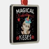 Kisses van Magical Valentijnse's Metalen Ornament (Rechts)