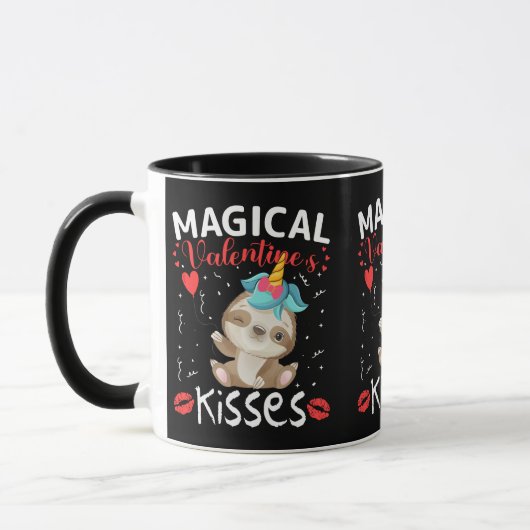 Kisses van Magical Valentijnse's Mok (Links)