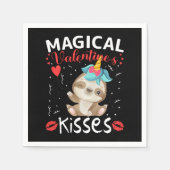 Kisses van Magical Valentijnse's Servet (Voorkant)