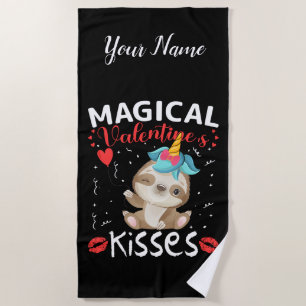Kisses van Magical Valentijnse's Strandlaken