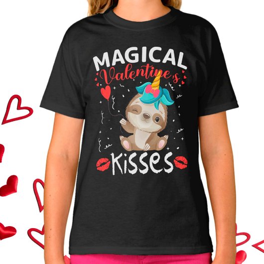 Kisses van Magical Valentijnse's T-shirt