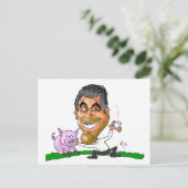 Kisses van Usa GEORGE Briefkaart (Staand voorkant)