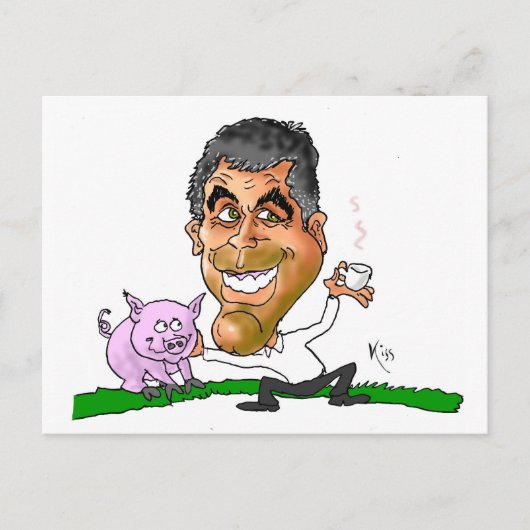 Kisses van Usa GEORGE Briefkaart (Voorkant)