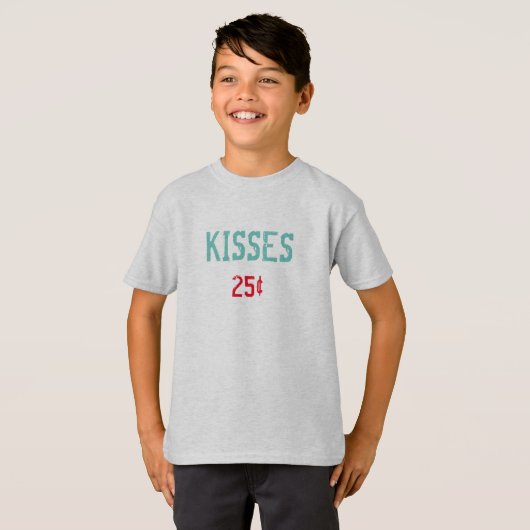 Kisses verkopen t-shirt (Voorkant volledig)