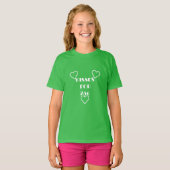 Kisses voor 25 cent - Meisjes' Basic T-Shirt (Voorkant volledig)