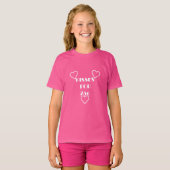 Kisses voor 25 cent - Meisjes' Basic T-Shirt  (Voorkant volledig)