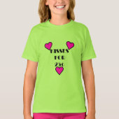 Kisses voor 25 cent - Meisjes' Basic T-Shirt (Voorkant)