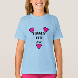 Kisses voor 25 cent - Meisjes' Basic T-Shirt