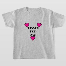 Kisses voor 25 cent - Meisjes' Basic T-Shirt
