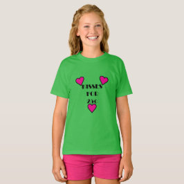 Kisses voor 25 cent - Meisjes' Basic T-Shirt