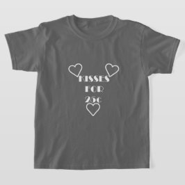 Kisses voor 25 cent - Meisjes' Basic T-Shirt