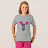 Kisses voor 25 cent - Meisjes' Basic T-Shirt (Voorkant volledig)
