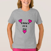 Kisses voor 25 cent - Meisjes' Basic T-Shirt (Voorkant)