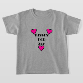 Kisses voor 25 cent - Meisjes' Basic T-Shirt