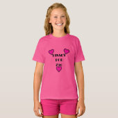Kisses voor 25 cent - Meisjes' Basic T-Shirt (Voorkant volledig)