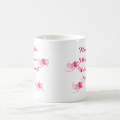 Kisses when I'm not around valentines day quote  Koffiemok (Center)