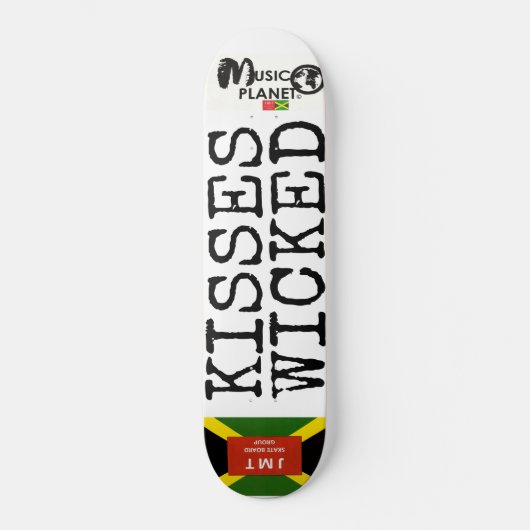 KISSES WICKED Skateboard (Voorkant)
