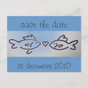 Kissfish foto, Save the date, 31 december 2010 Aankondigingskaart