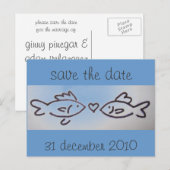 Kissfish foto, Save the date, 31 december 2010 Aankondigingskaart (Voorkant / Achterkant)