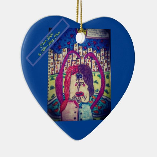 Kissful Heart Ornament van Katie (Rechts)