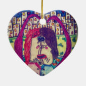 Kissful Heart Ornament van Katie (Achterkant)