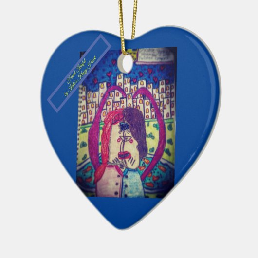 Kissful Heart Ornament van Katie (Links)