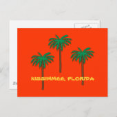 KISSIMEE, FLORIDA Palm Trees Briefkaart (Voorkant / Achterkant)