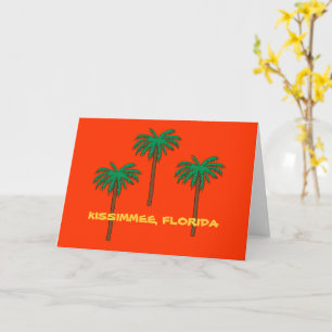 KISSIMMEE, Briefkaart FLORIDA Palm Trees
