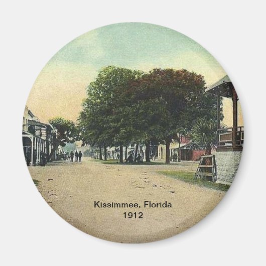 Kissimmee, Florida 1912 koelkast magnet (Voorkant)