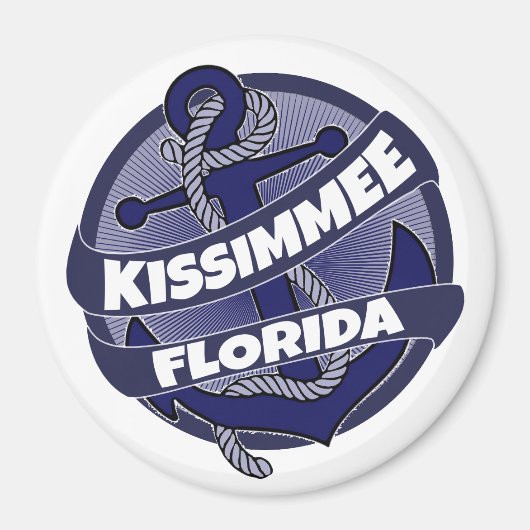 Kissimmee Florida ankerwervelmagneet Magneet (Voorkant)