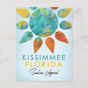 Kissimmee Florida Sunshine Travel Briefkaart