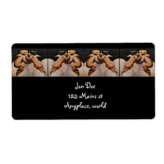 Kissing Angels Etiket (Voorkant)