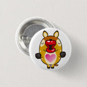 kissing bambi ronde button 3,2 cm (Voorkant /achterkant)
