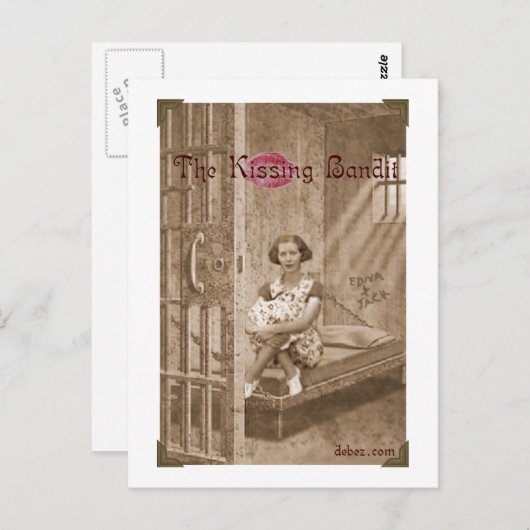 Kissing Bandit Briefkaart (Voorkant / Achterkant)