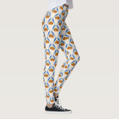 Kissing Blue Jays Fall Wedding Patterned Leggings (Rechts)