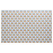 Kissing Blue Jays Fall Wedding Patterned Stof (Yard (91,4 cm))