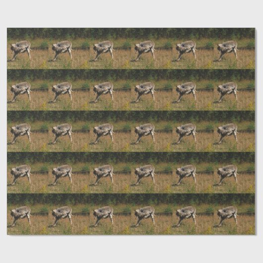 Kissing Butt Donkey Cadeaupapier (Vlak)