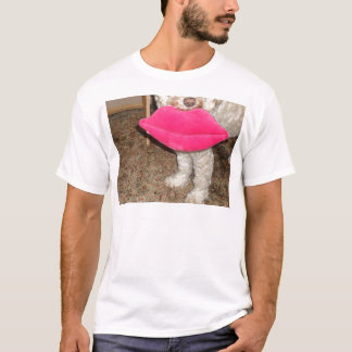 Kissing Cockapoo Dog met Lips T-shirt