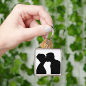 KISSING COUPLE SLEUTELHANGER (Hand)