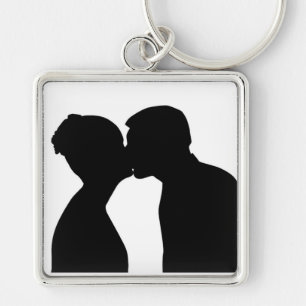 KISSING COUPLE SLEUTELHANGER