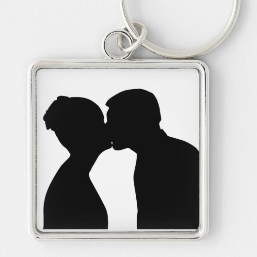 KISSING COUPLE SLEUTELHANGER (Voorkant)