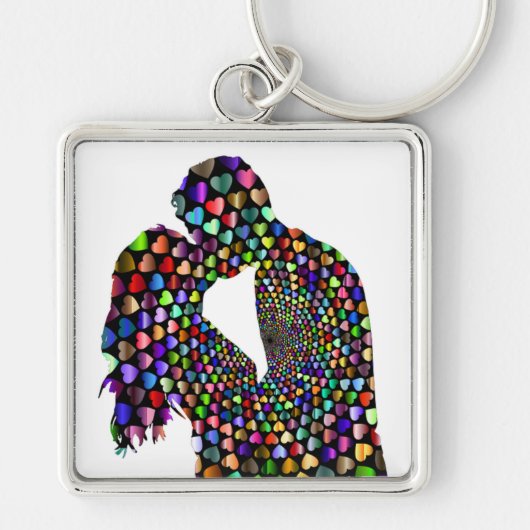 KISSING COUPLE SLEUTELHANGER (Voorkant)