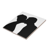 KISSING COUPLE TEGELTJE (Zijkant)