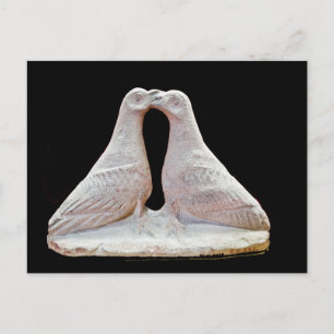 Kissing doves beeldje bij Cyprus Museum Briefkaart