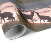 Kissing Elk Cadeaupapier (Rol Hoek)
