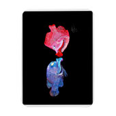 "Kissing Fish" Kunst van Mike Quinn Magneet (Verticaal)