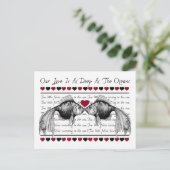 Kissing Fish Valentijnsdag Feestdagenkaart (Staand voorkant)