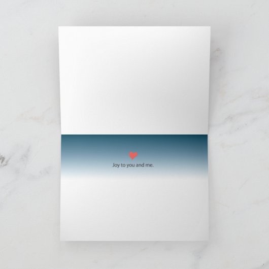 Kissing Fish wenskaart Feestdagen Kaart (Binnen)