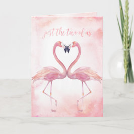 Kissing Flamingos | Alleen de twee Amerikaanse Val Kaart