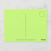 KISSING FROGS COLORFUL EN CUTE POND ROMANCE, FUNNY BRIEFKAART (Achterkant)